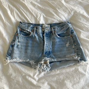 Agolde Parker Vintage Cut Off Short in Swapmeet